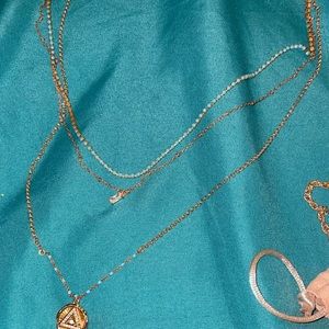 Rudiment 3layer necklace